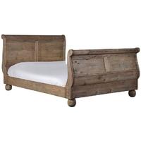 Colonial Reclaimed Pine 5ft King Size Sleigh Bed