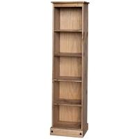 core corona pine bookcase tall narrow