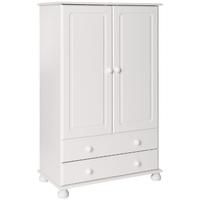 Copenhagen White 2 Door 2 Drawer Combi Wardrobe