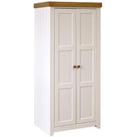 Core Capri White Painted Wardrobe - 2 Door