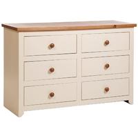 core jamestown cream painted wide chest of drawer 33 drawer