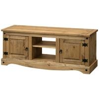 core corona pine tv unit flat screen with 2 door