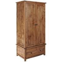 Core Denver Pine Wardrobe - 2 Door 1 Drawer