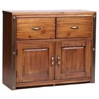 core forge pine sideboard 2 door 2 drawer medium