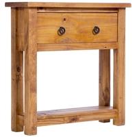 core farmhouse pine console table