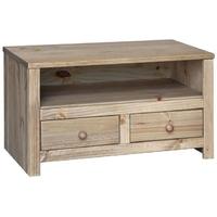 Core Hacienda Pine TV Unit - Flat Screen