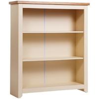 Core Jamestown Cream Painted Bookcase - Low