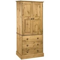 core cotswold pine wardrobe 2 door 3 drawer