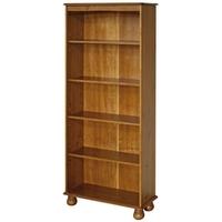 Core Dovedale Pine Bookcase - 5 Shelves