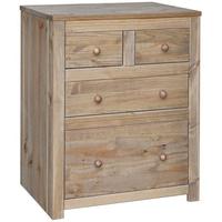 Core Hacienda Pine Chest of Drawer - 2+2 Drawer