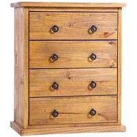 Core Farmhouse Pine Chest of Drawer - 4 Drawer