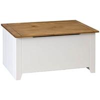 core capri white painted ottoman