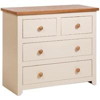 Core Jamestown Cream Painted Chest of Drawer - 2+2 Drawer