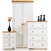 Core Capri White Painted Bedroom Set