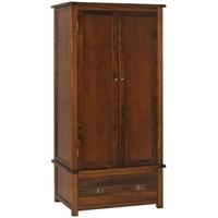 Core Boston Pine Wardrobe - 2 Door 1 Drawer