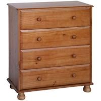 Core Dovedale Pine Chest of Drawer - 4 Drawer