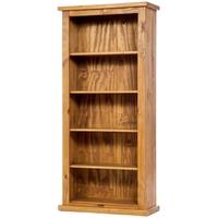 core farmhouse pine bookcase tall