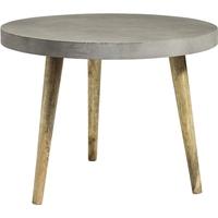 Concrete Wooden Round Dining Table