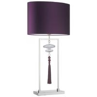 Constance Large Nickel Lustre Table Lamp