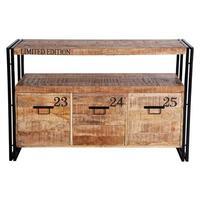 Cosmo Industrial Sideboard, Natural