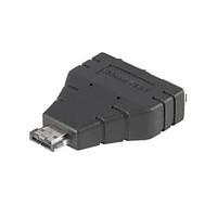 Combo eSATAp Power over eSATA USB 2.0 to eSATA USB splitter Adapter 1 in 2 new