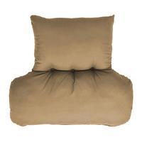 cosy back support cushion sand microfibre