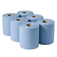 Contract Centre Feed Roll Blue (Pack of 6)