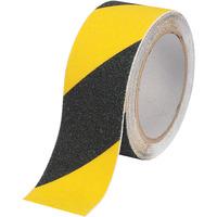 conrad anst505m yb anti slip tape pvc black amp yellow 50mm x 5m