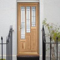 Coventry External Oak Door with Elegant Safety Tri Glazing