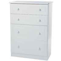 coniston 4 drawer deep chest white