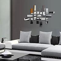 Combination Of Three-dimensional Crystal Rectangular Mirror Wall Stickers 18 Loaded