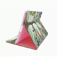Colorful Tree Pattern PU Leather Case with Stand and Card Slot for iPad 2/3/4