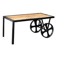 cosmo industrial cart coffee table