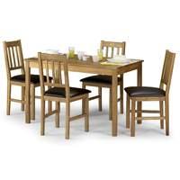 coxmoor oak 118cm dining table