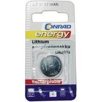 conrad energy lir2016 36v rechargeable lithium coin cell battery x1 pc ...
