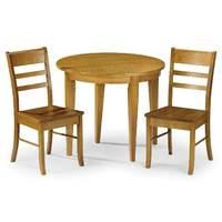 Consort 90cm Flip Top Dining Table with 2 Chairs