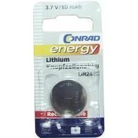 conrad energy lir2430 36v rechargeable lithium coin cell battery x1 pc ...