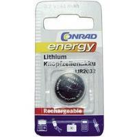 Conrad energy LIR2032 3.6V Rechargeable Lithium Coin Cell Battery x1 pc(s)