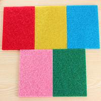 (Color random)10 Pcs / Set Color Highly efficient Scouring Cloth Cleaning kitchen rags Strong Decontamination