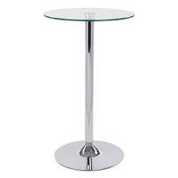 Como Poseur Round Table Clear Glass