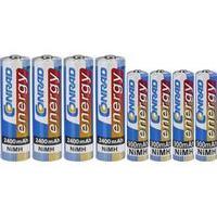 Conrad energy Battery set AAA, AA, 8 pc(s)