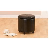 Cornubia Footstool Black