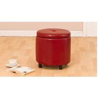 Cornubia Footstool Red