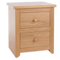 Core Hamilton 2 Drawer Bedside Cabinet