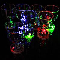 Color Flashing Small Goblet with LED Flash Light(1 PCS)