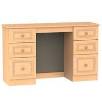 Corrib 6 Drawer Dressing Table Corrib - 6 Drawer Dressing Table with Large Mirror- Beech