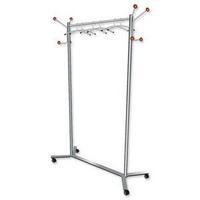 Coat Rack Mobile 4 Wheels Metal Frame