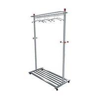 coat and garment rack mobile 4 wheels shelves capacity 40 50 hangers