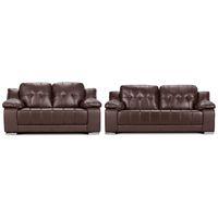 Coco 3 and 2 Seater Suite Brown