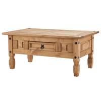 Corona Coffee Table with Drawer